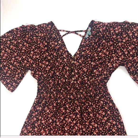 Good Luck Gem Smocked Waist Wide Leg Jumpsuit - Picture 7 of 11